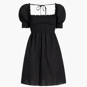 Hill House Home Athena Black Swiss Dot - Sz S